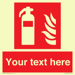 Custom Fire extinguisher Sign